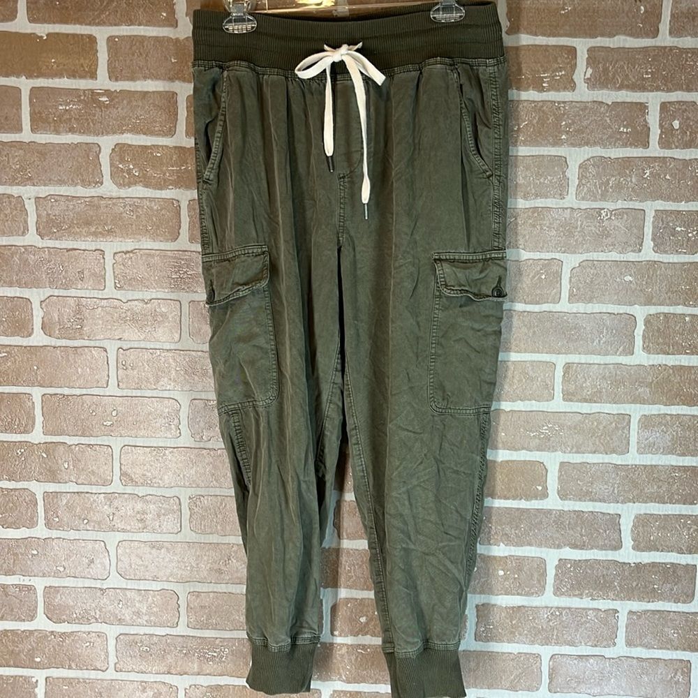 Aerie green jogger style pants size medium Lyocell Women's